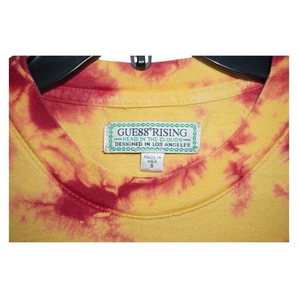 GUESS® Rising Tie-Dye Graphic T-Shirt – Size Small – Made in USA - Picture 2 of 3